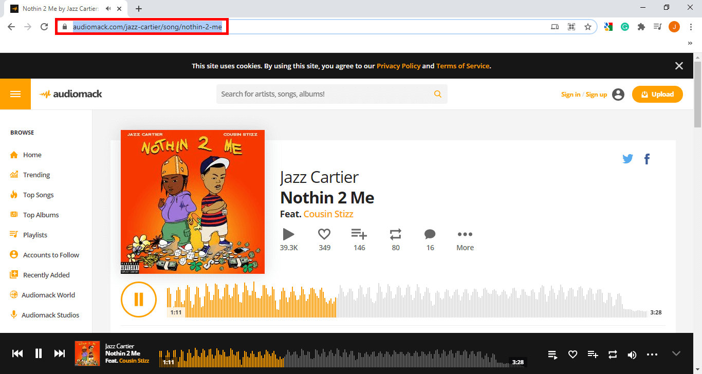 Audiomack Music、セットアップ設定をダウンロードしてください