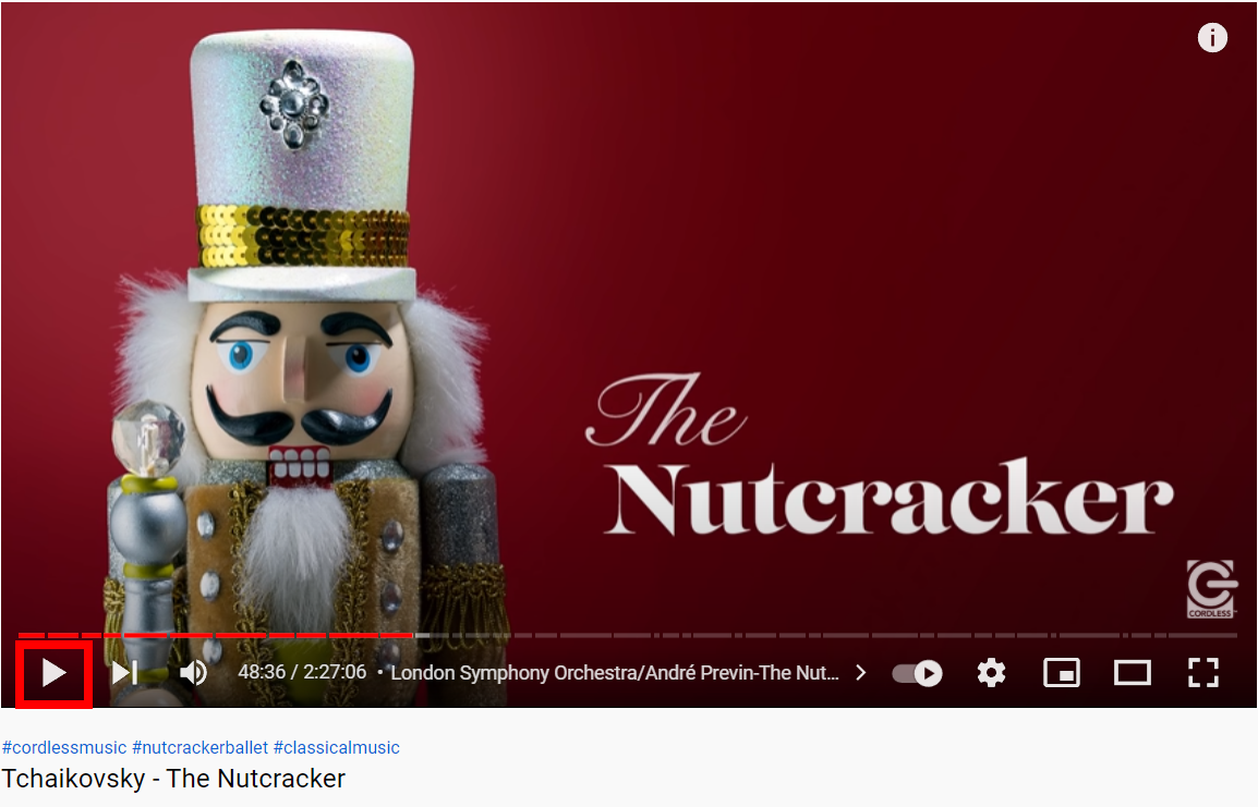 Download Nutcracker Music, play video