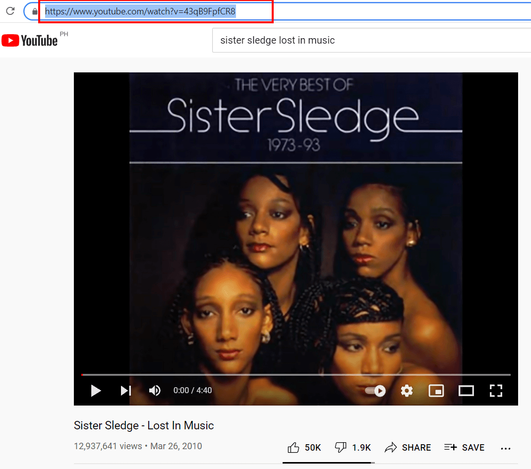 lost in music download, sister sledge, mp3